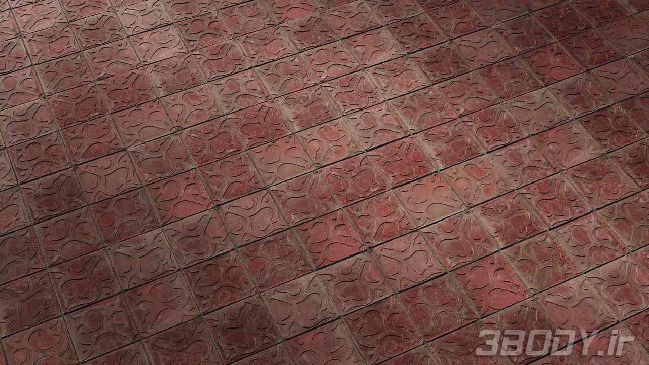 متریال کاشی کف floor tile عکس 1
